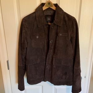 Suede Brown Lightweight Jacket, perfect lightweight jacket for any occasion.
